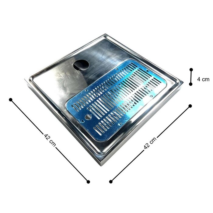 CHAROLA MET 1 TORRE CER 40X40CM