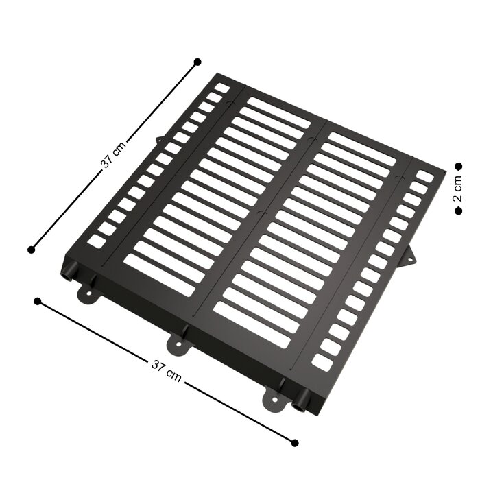 REJILLA PP TRASERA LAT GRI
