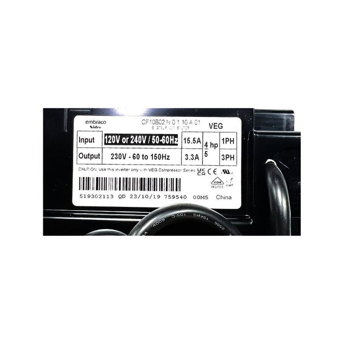 KIT ACC COMP VEGT8U 115V 60HZ R2 1000W