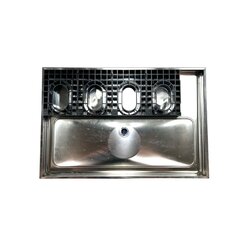 CHAROLA MET 2 TORRES CER 60X40CM