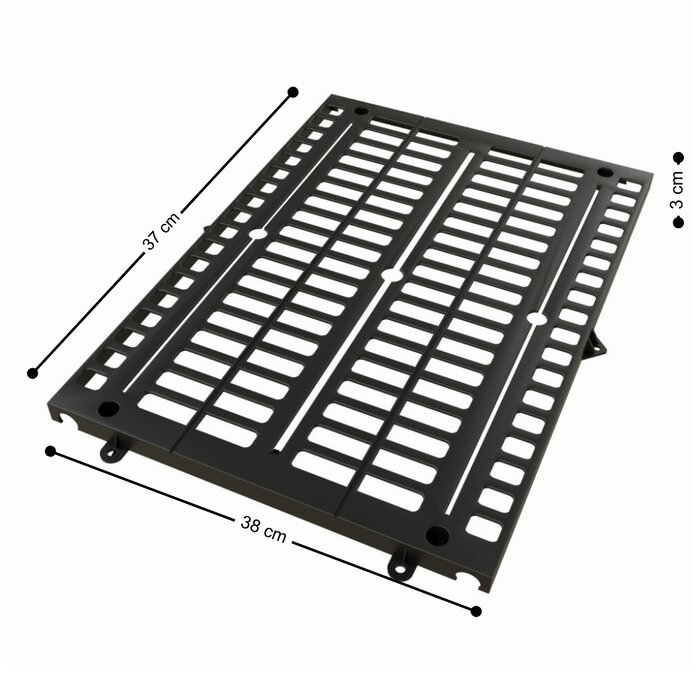 REJILLA PP TRASERA CEN NEG