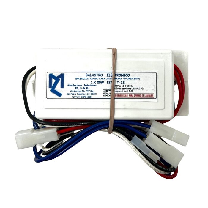 BALASTRA ELECT 1X20W 115V 60HZ