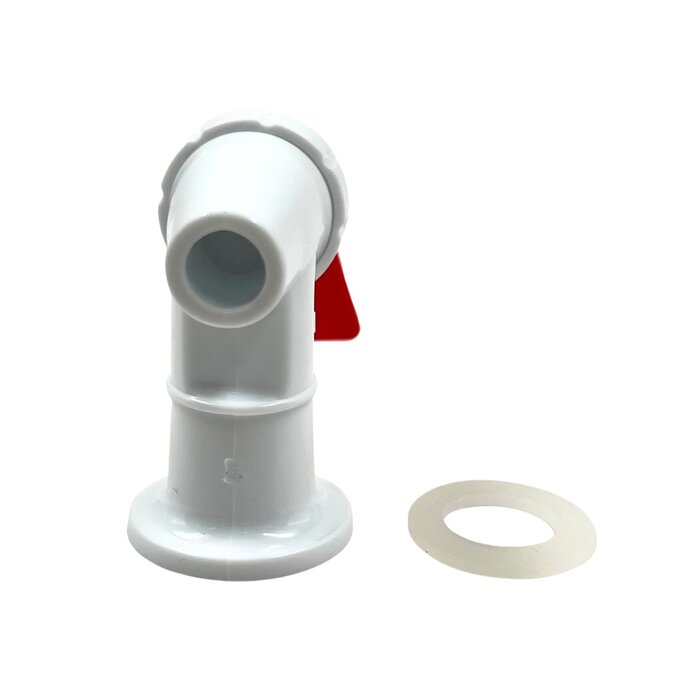 LLAVE AGUA CALIENTE 3/4" ROJ HEMB P/DIS