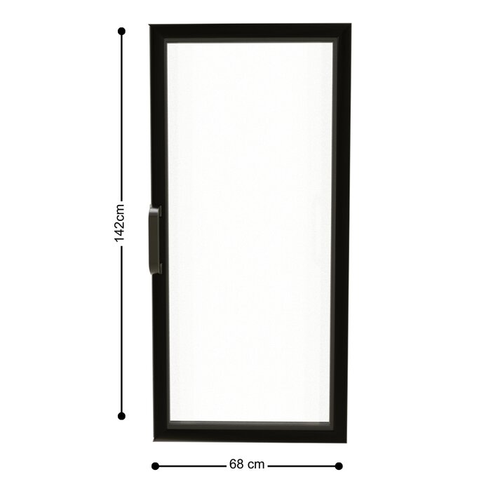 PUERTA PLAST NEG R36CC DER C/ETIQ TOR