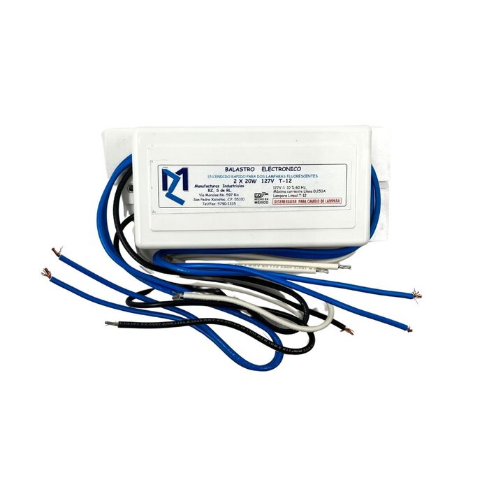 BALASTRA 2X20 127V MCA ELECTRON