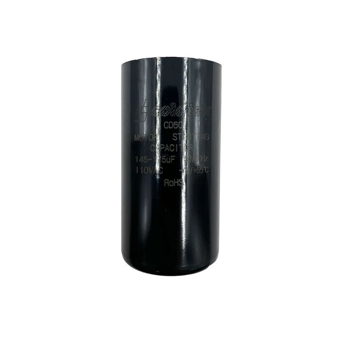 CAPACITOR 1/4 110VAC 145-175MFD COMP KEL