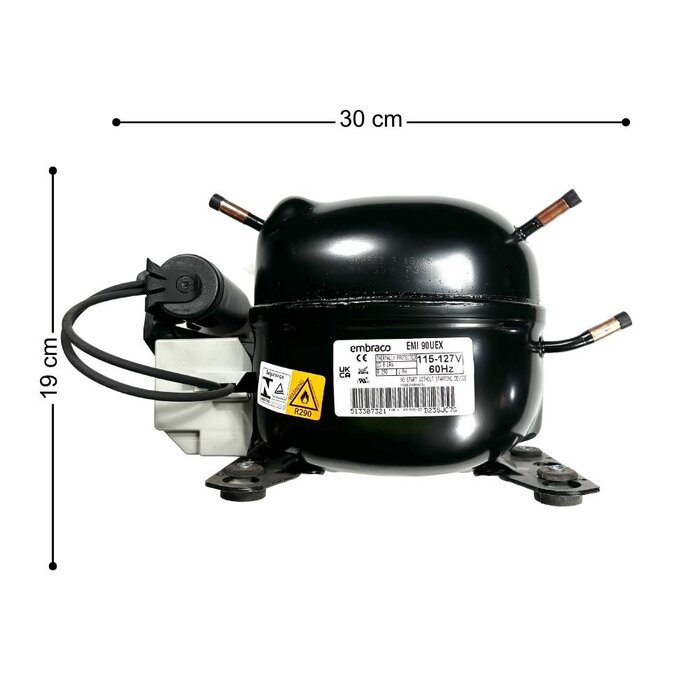 COMPRESOR EMB EMI90UEX 115V 60HZ R2