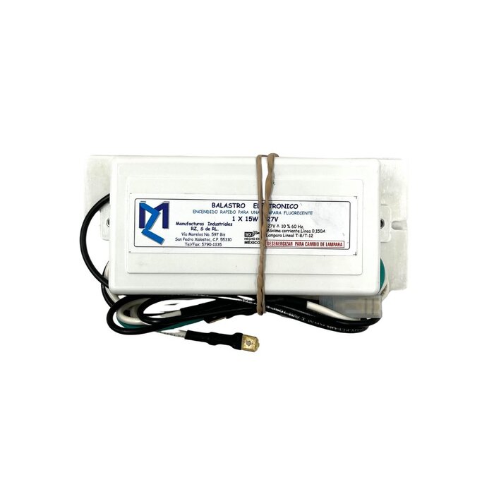 BALASTRA ELECT 1X15W 115V 50/60HZ