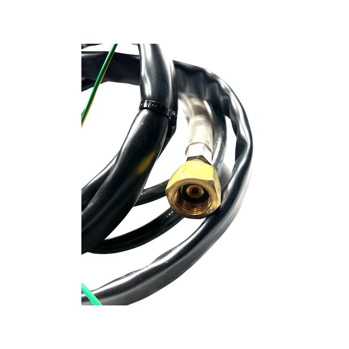 MANGUERA NYL 6' FLARE 1/4" P/CONEX CO2