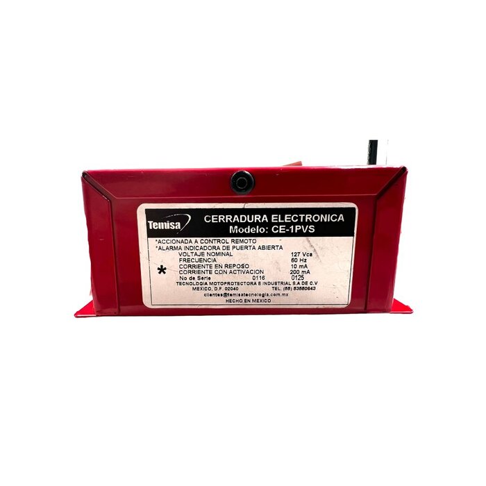 CERRADURA ELECTRICA ROJ 115V 1P CNCH