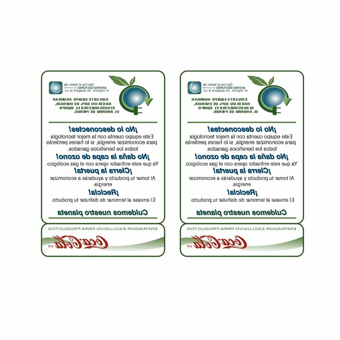 ETIQUETA NO DESCONECTAR CF2 COCA